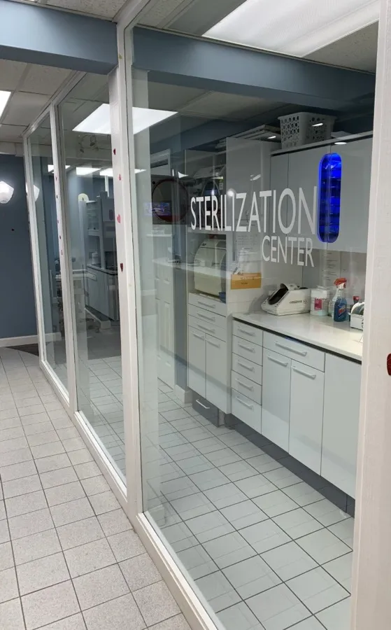 Front desk check-in area